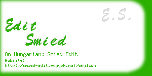 edit smied business card